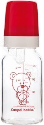 Canpol babies butelka szklana z nadrukiem 120 ml (42/102)
