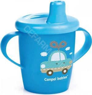 Canpol babies kubek niekapek "Toys" 250 ml (31/200) niebieski