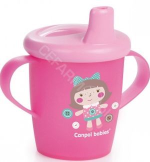 Canpol babies kubek niekapek "Toys" 250 ml (31/200) różowy