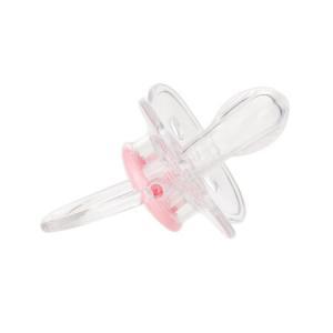 Canpol babies Newborn Baby smoczek do uspokajania silikonowy symetryczny 6-18 miesięcy (22/581) 1 szt (różowy)