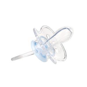 Canpol babies Newborn Baby smoczek do uspokajania silikonowy symetryczny 6-18 miesięcy (22/581) 1 szt (niebieski)