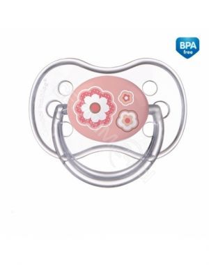 Canpol babies Newborn Baby smoczek do uspokajania silikonowy symetryczny  6-18 miesięcy (22/581) 1 szt