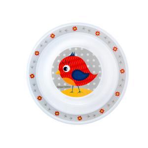 Canpol babies plastikowy zestaw stołowy "Cute Animals" (4/401) czerwony