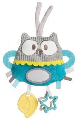Canpol babies pluszowa zabawka edukacyjna do wózka/łóżeczka "Pastel Friends" (68/065) turkusowa
