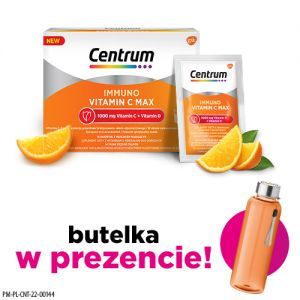 Centrum Immuno Vitamin C MAX x 14 sasz + butelka za Grosz !!!