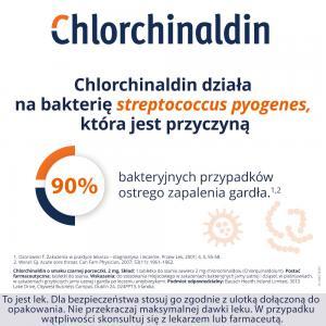 Chlorchinaldin porzeczkowy do ssania x 40 tabl