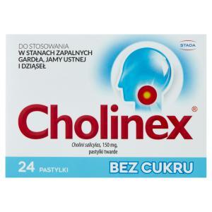 Cholinex bez cukru  x 24 pastylki