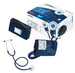 Ciśnieniomierz Novama Classic+S  precyzyjny ciśnieniomierz zegarowy ze stetoskopem