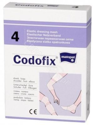 Codofix nr 4 x 1 m elastyczna siatka do podtrzymywania opatrunku (podudzie,kolano,ramię,stopa,łokieć)