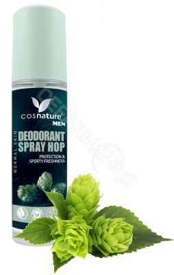 Cosnature Men 24h naturalny dezodorant w sprayu z wyciągiem z szyszek chmielu 75 ml