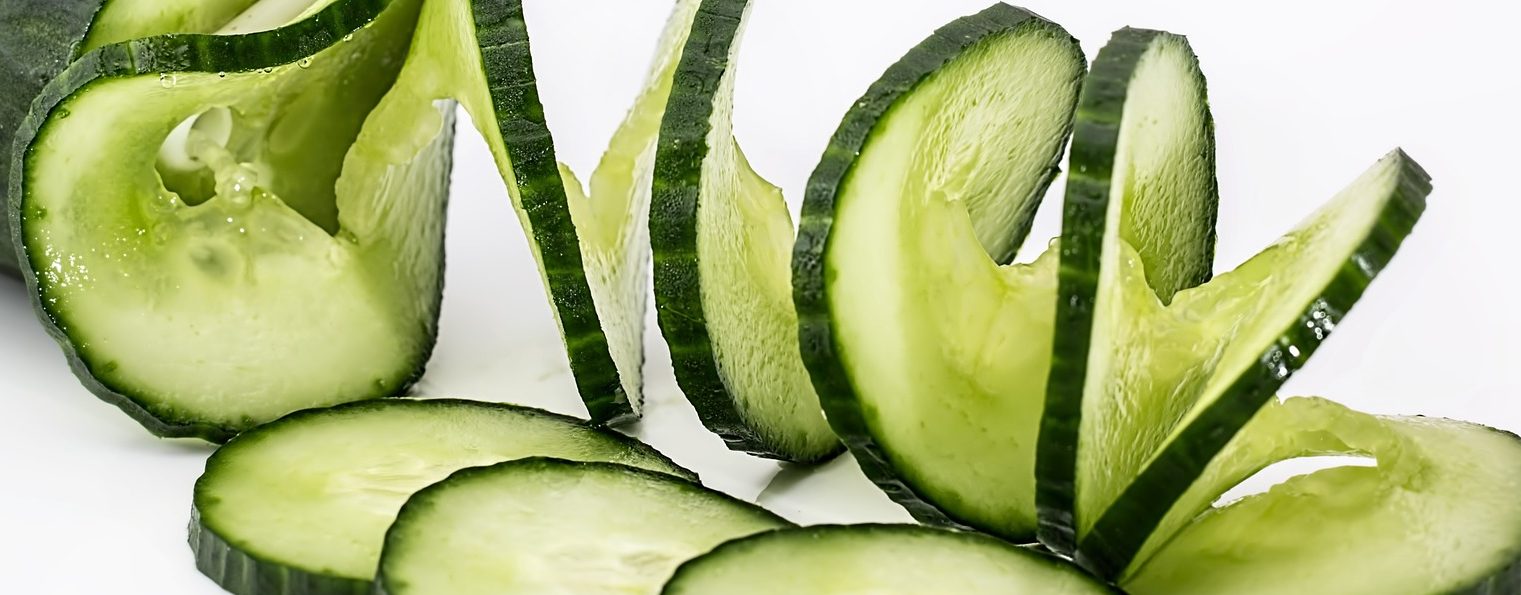zielony ogórek w kosmetyce