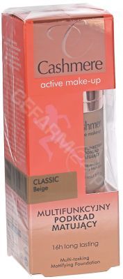 Dax cashmere active make-up multifunkcyjny podkład matujący 30 ml (classic beige)