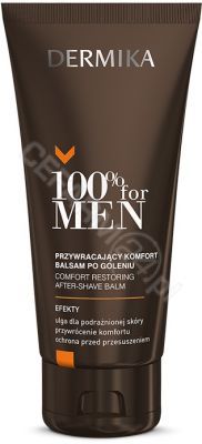 Dermika 100% for men przywracający komfort balsam po goleniu 100 ml