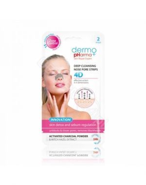 Dermo Pharma głęboko oczyszczające plastry na nos x 2 szt