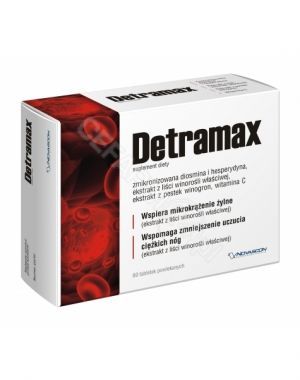 Detramax 600 mg x 60 tabl powlekanych + Detramax żel 75 ml GRATIS!!