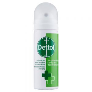 Dettol spray antybakteryjny do dezynfekcji rąk 50 ml + etui do zawieszania GRATIS