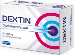 Dextin 25 mg x 30 tabl powlekanych
