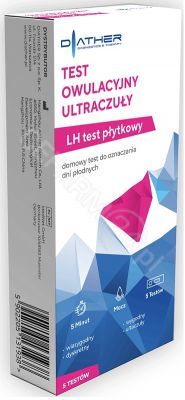 Diather Test Owulacyjny ultraczuły LH test płytkowy x 1 szt