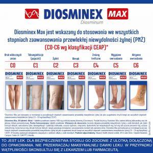 Diosminex MAX 1000 mg x 30 tabl powlekanych