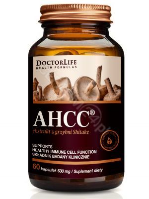 Doctor Life AHCC (ekstrakt z grzybni Shiitake) 630 mg x 60 kaps