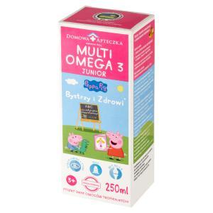 Domowa apteczka multi omega 3 Bystrzy i Zdrowi 250 ml ( smak owoców tropikalnych) Świnka Peppa