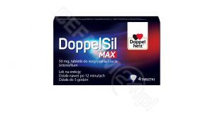 DoppelSil MAX 50 mg x 4 tabl do żucia