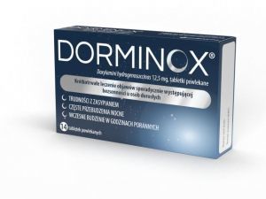 Dorminox 12,5 mg x 14 tabl powlekanych