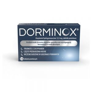 Dorminox 12,5 mg x 14 tabl powlekanych