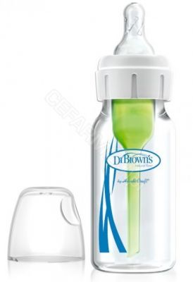 Dr Brown's butelka standardowa szklana antykolkowa Options+ 120 ml
