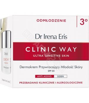 Dr Irena Eris CLINIC WAY dermokrem przywracający młodość skóry 3° na dzień spf15 50 ml