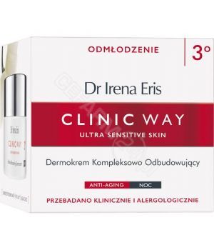 Dr Irena Eris Clinic Way - krem przeciwzmarszczkowy 3° na noc  50 ml
