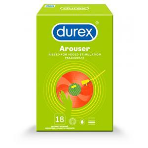 Durex Arouser prezerwatywy prążkowane dla doznań x 18 szt