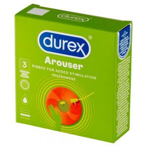 Durex Arouser prezerwatywy prążkowane dla niezapomnianych doznań x 3 szt
