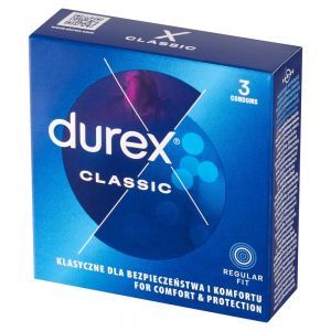 Durex Classic prezerwatywy klasyczne gładkie x 3 szt