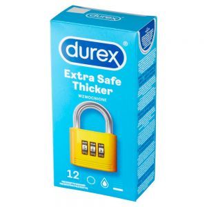 Durex Extra Safe prezerwatywy wzmocnione zwiększona ilość lubrykantu x 12 szt