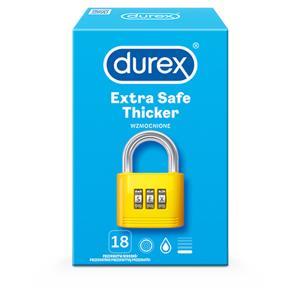 Durex Extra Safe prezerwatywy wzmocnione zwiększona ilość lubrykantu x 18 szt
