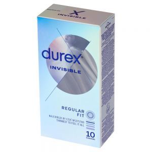 Durex Invisible prezerwatywy supercienkie dla większej bliskości x 10 szt