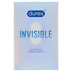 Durex Invisible prezerwatywy supercienkie dla większej bliskości x 16 szt