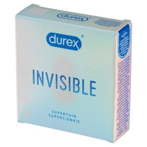 Durex Invisible prezerwatywy supercienkie dla większej bliskości x 3 szt