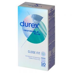 Durex Invisible prezerwatywy supercienkie dopasowane x 10 szt