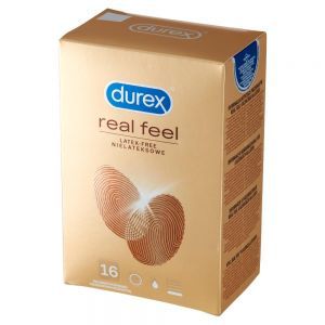 Durex Real Feel prezerwatywy gładkie bez lateksu x 16 szt