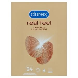 Durex Real Feel prezerwatywy gładkie bez lateksu x 24 szt
