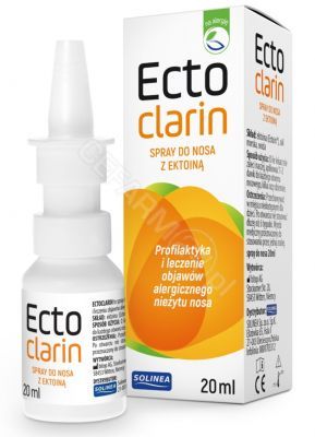 Ectoclarin spray do nosa z ektoiną 20 ml