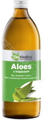 EkaMedica Aloes sok z miąższem 500 ml