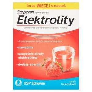 Elektrolity x 7 sasz o smaku truskawkowym