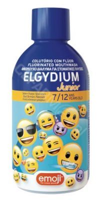 Elgydium Emoji Junior płyn do płukania jamy ustnej dla dzieci 500 ml