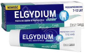 Elgydium Junior pasta do zębów dla dzieci 7-12 lat łagodna mięta 50 ml