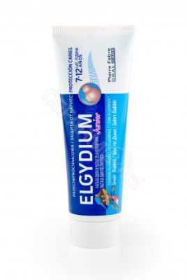 Elgydium Junior pasta do zębów dla dzieci 7-12 lat o smaku gumy balonowej 50 ml