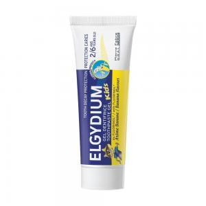 Elgydium Kids pasta do zębów dla dzieci 2-6 lat bananowa 50 ml