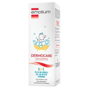Emolium Dermocare 3w1 płyn do kąpieli, żel do mycia, szampon 400 ml